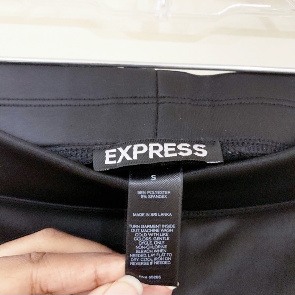 Express - Faux Leather Leggings - Size Small - Picture 3 of 3